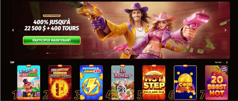Meilleur westace casino bonus à France